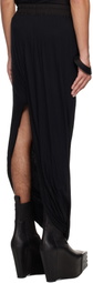 Rick Owens Black Hollywood Pull On Pillar Skirt