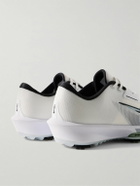 Nike Golf - Air Zoom Infinity Tour 2 Rubber-Trimmed Flyknit Golf Sneakers - White