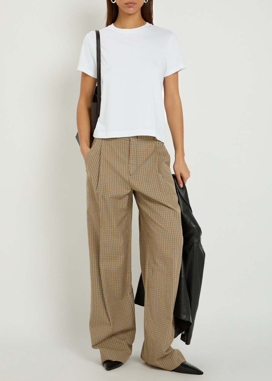 Vince Crew-neck Cotton T-shirt White