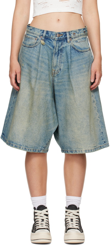 Photo: R13 Indigo Jesse Denim Shorts