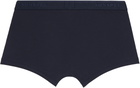 Sunspel Three-Pack Navy Stretch Cotton Boxer Briefs
