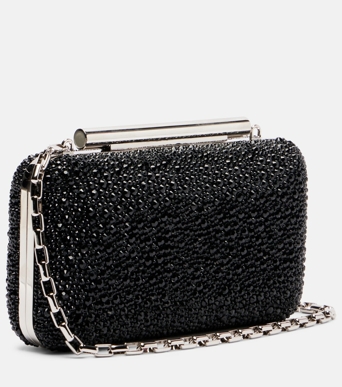 McQueen T-Bar Small embellished clutch