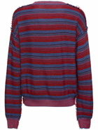 VIVIENNE WESTWOOD - Striped Wool & Silk Knit Sweater