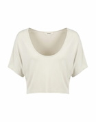 Joah Brown Womens T-shirt in Off white