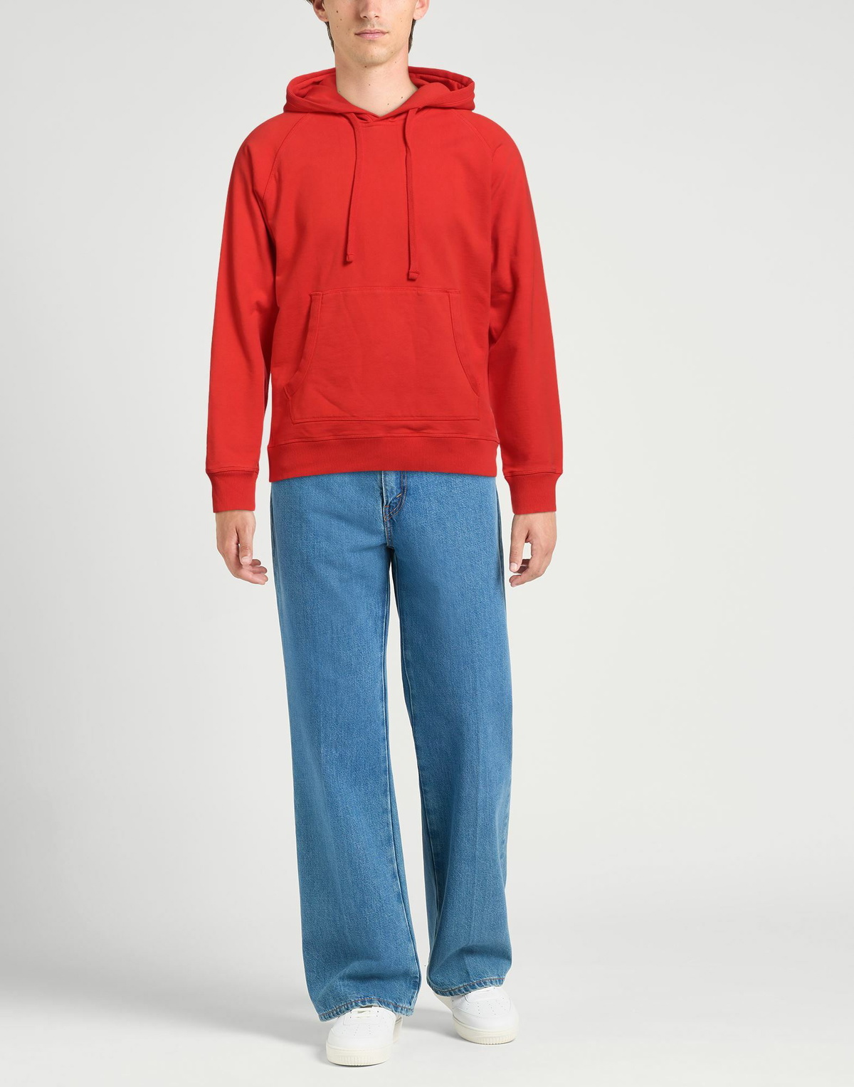 Orlebar Brown Mens Sweatshirt in Tomato red