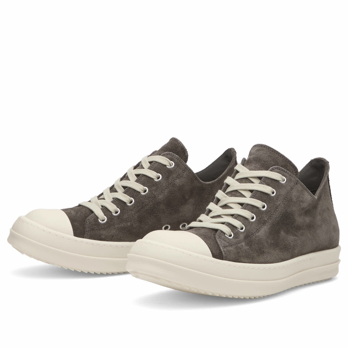 Rick Owens Women's Low Sneakers in Dust/Milk