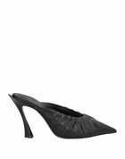 Mugler Womens Mules & Clogs in Black