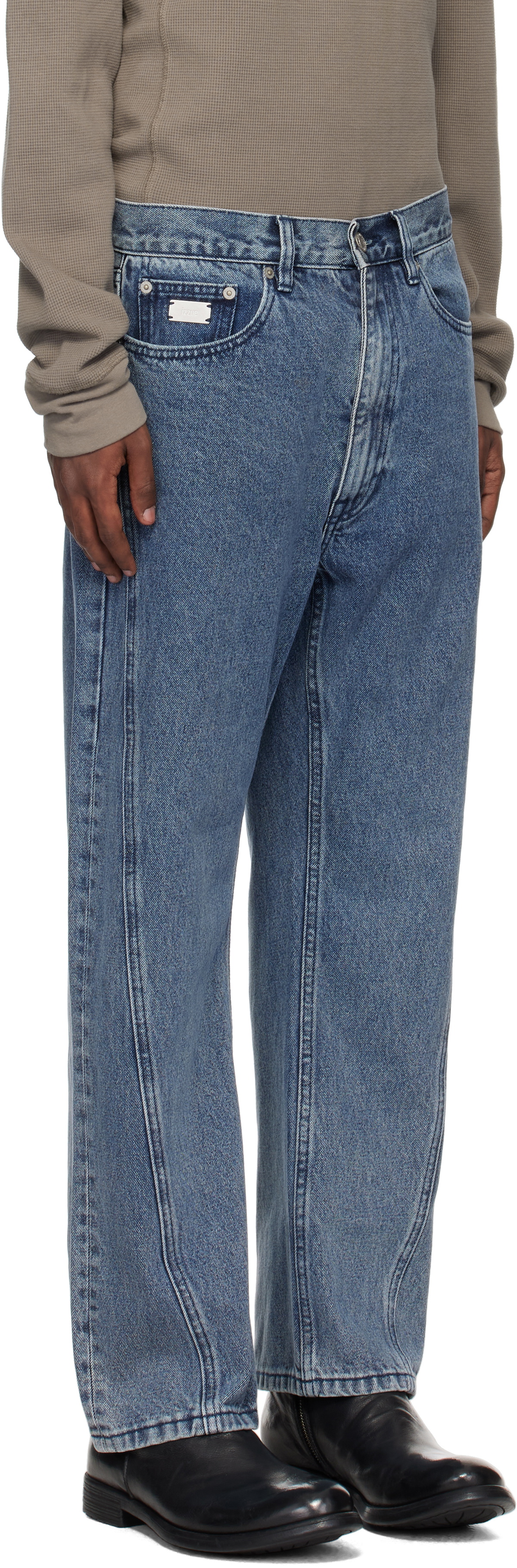 Izzue Blue Straight Jeans