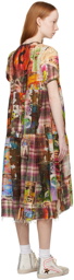 R13 Multicolor Relaxed Midi Dress
