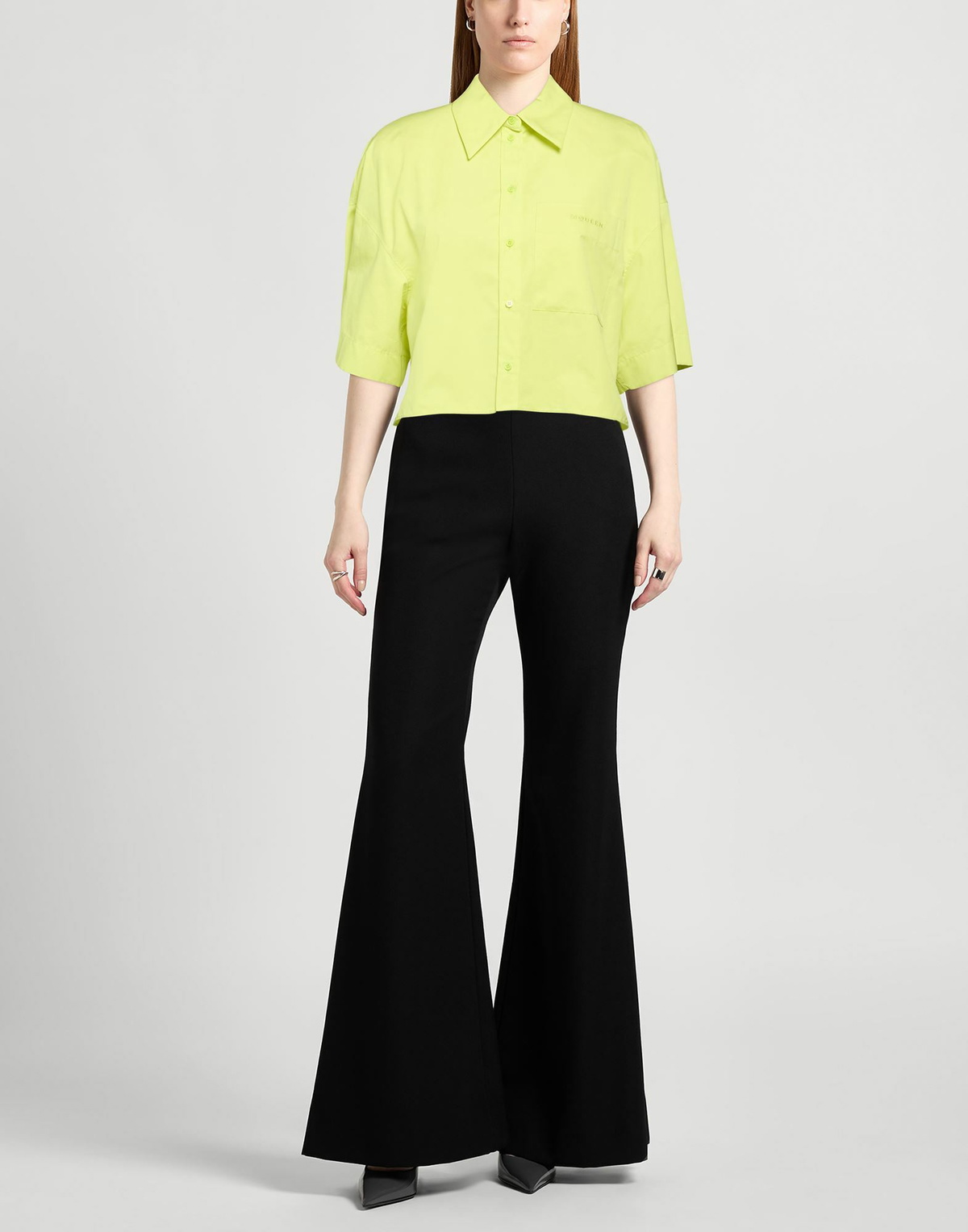 Mcqueen Womens Shirt Lime in Green