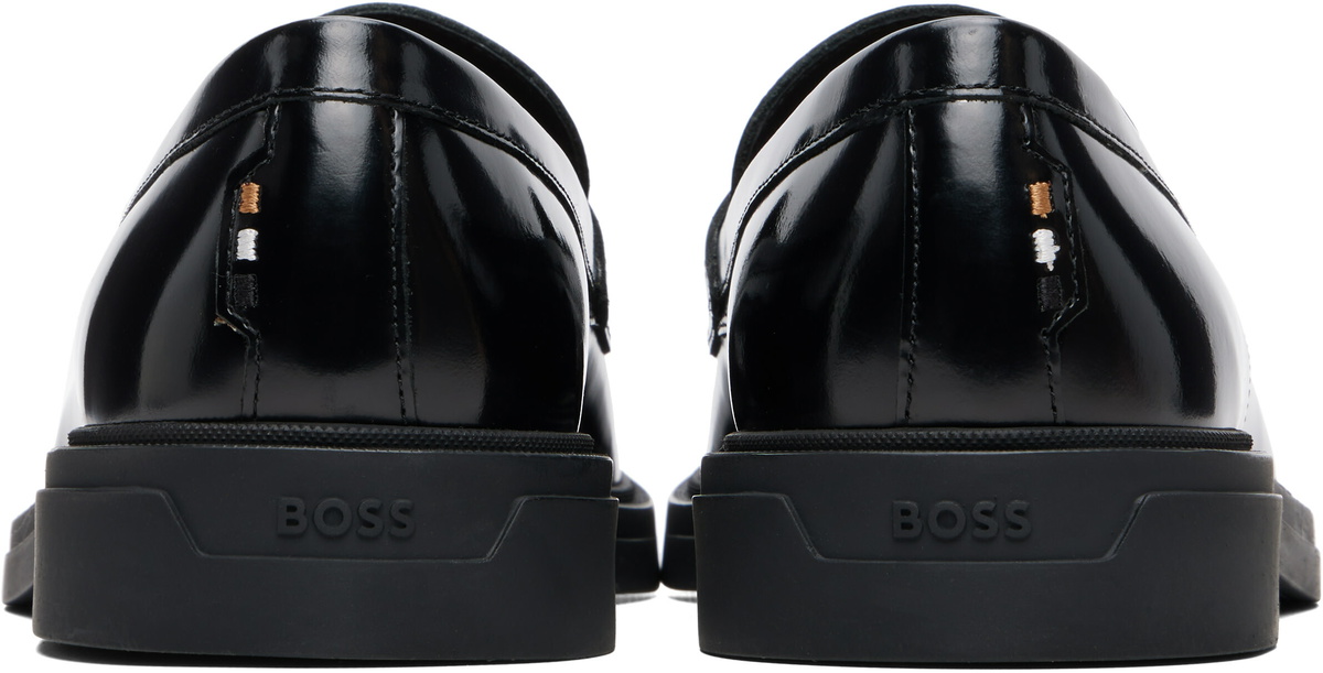 BOSS Black Strap Polished Loafers