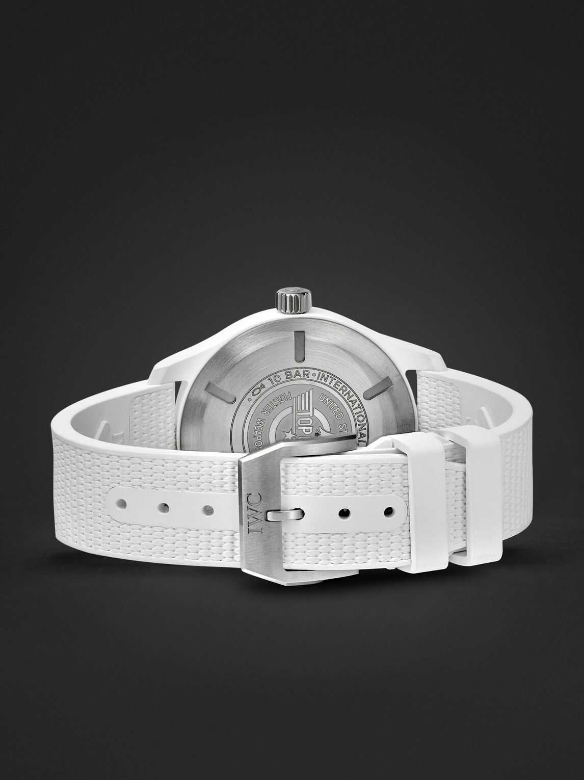 IWC Schaffhausen - Pilot's Top Gun Lake Tahoe Automatic 41mm Ceramic and Rubber Watch, Ref. No.: IW328104