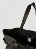 Leather Tote Bag in Black