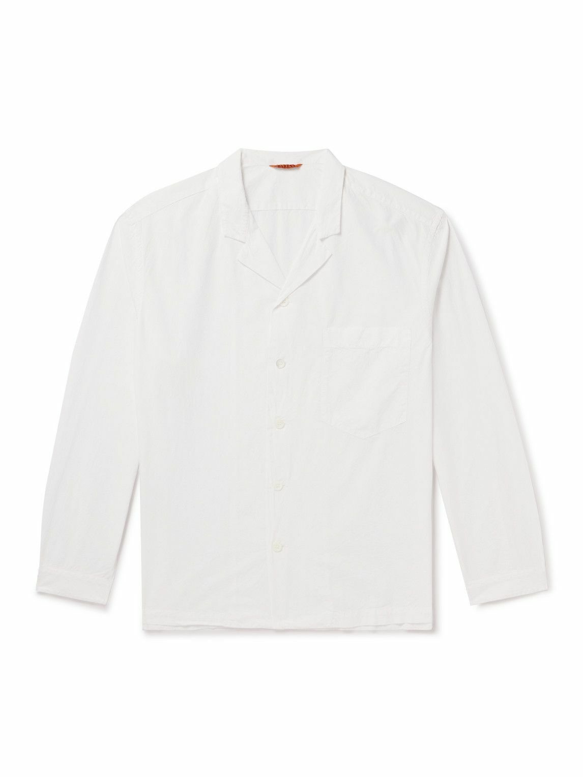 Barena - Camp-Collar Cotton Shirt - White Barena