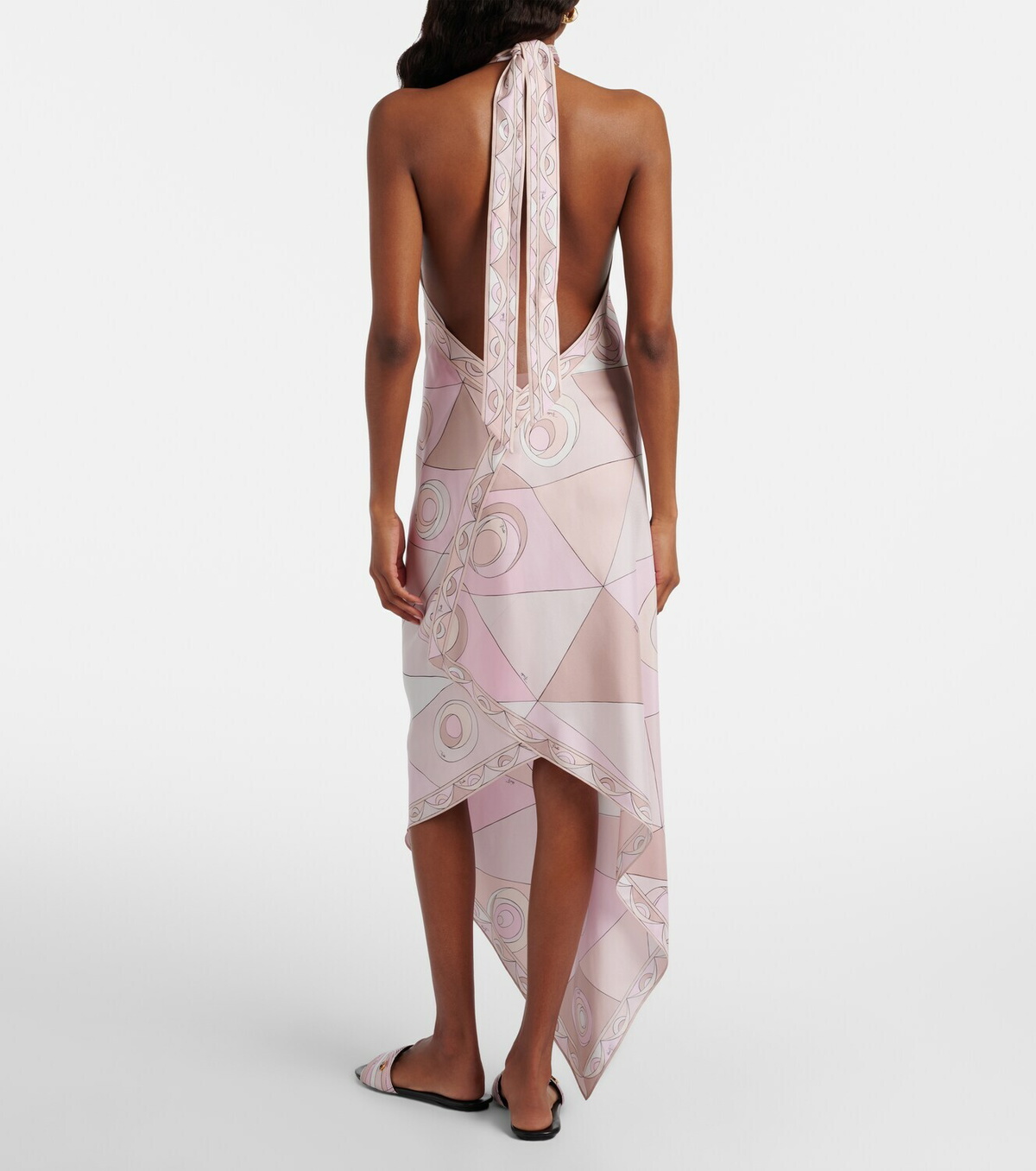 Pucci Occhi silk twill maxi dress