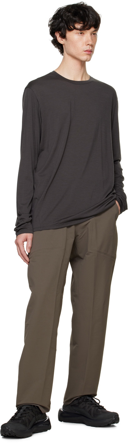 Veilance Gray Frame Long Sleeve T-shirt Arc'teryx Veilance