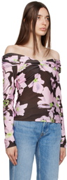 Stine Goya Brown & Pink Yuna Long Sleeve T-Shirt