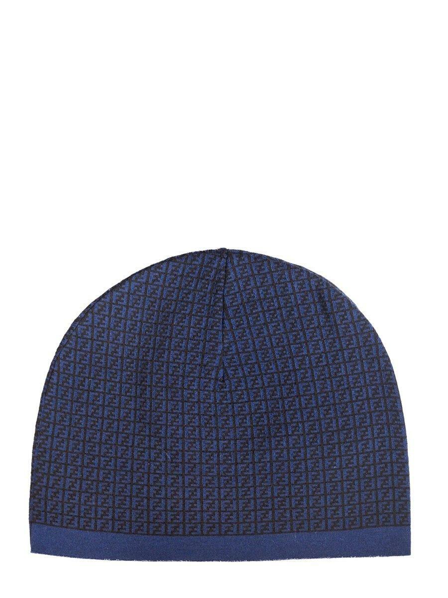 Fendi White Logo Beanie Fendi