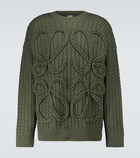 Loewe - Cable-knitted Anagram sweater