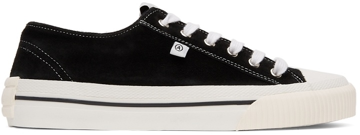 Photo: Axel Arigato Black Suede Midnight Low Sneakers