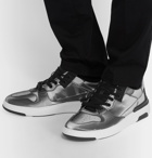 Givenchy - Wing Holographic Canvas Sneakers - Silver