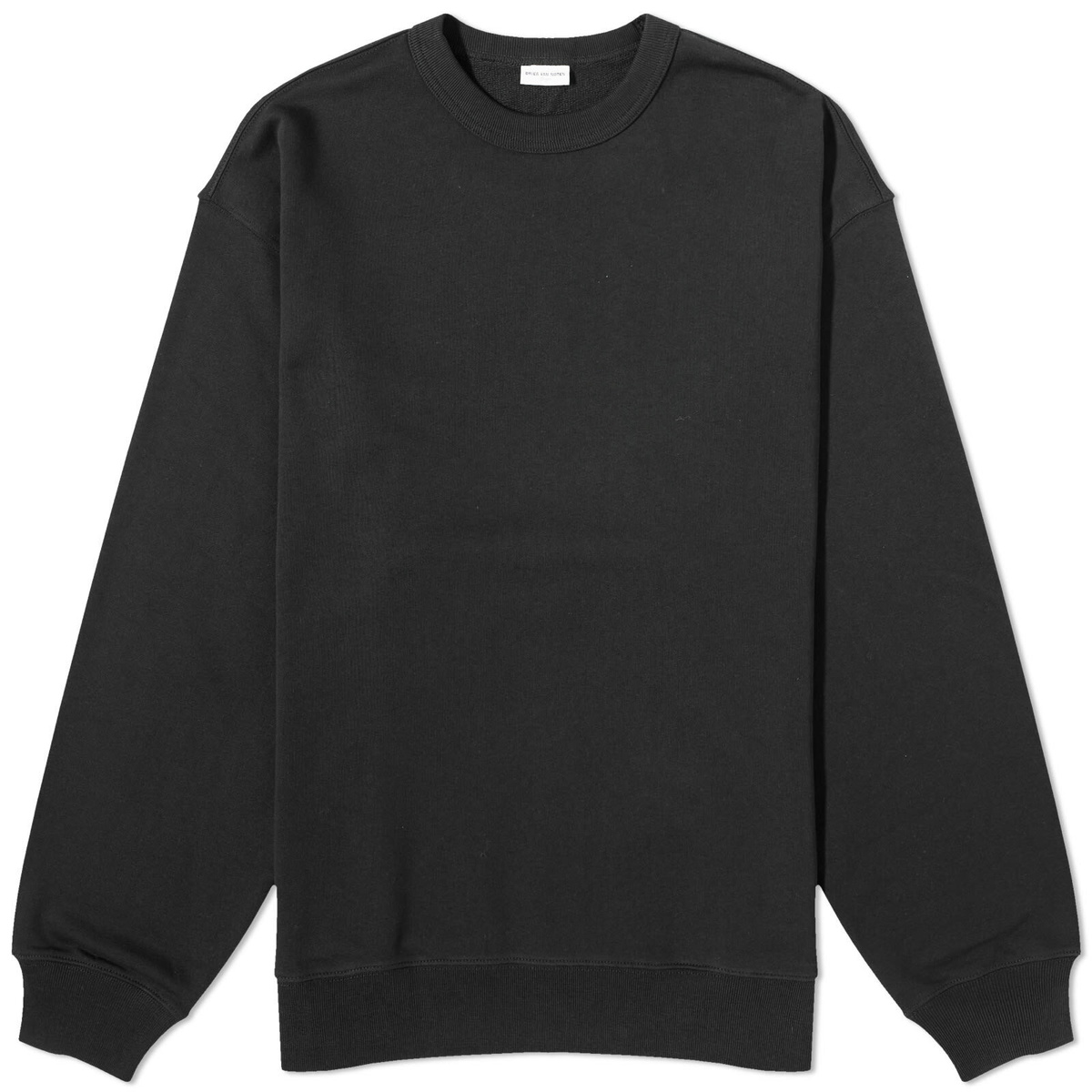 Dries Van Noten Men's Hax Crew Sweat in Black Dries Van Noten