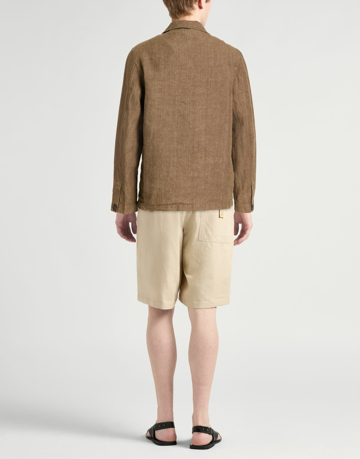 Lardini Mens Shirt Military in Green