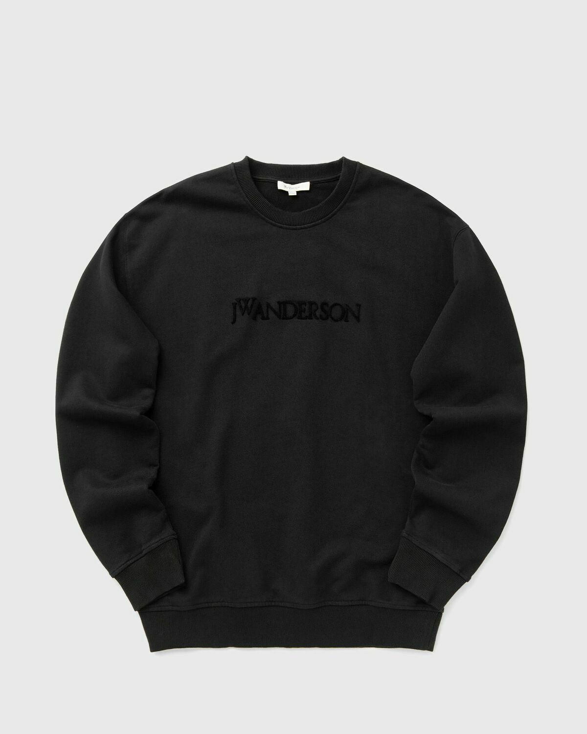 JW Anderson LOGO EMBROIDERY SWEATSHIRT Black Men