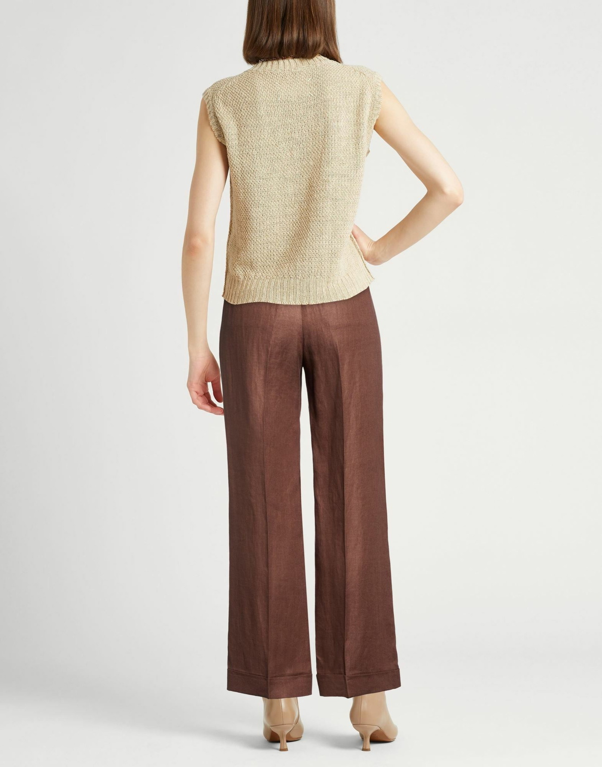 Peserico Womens Pants in Brown
