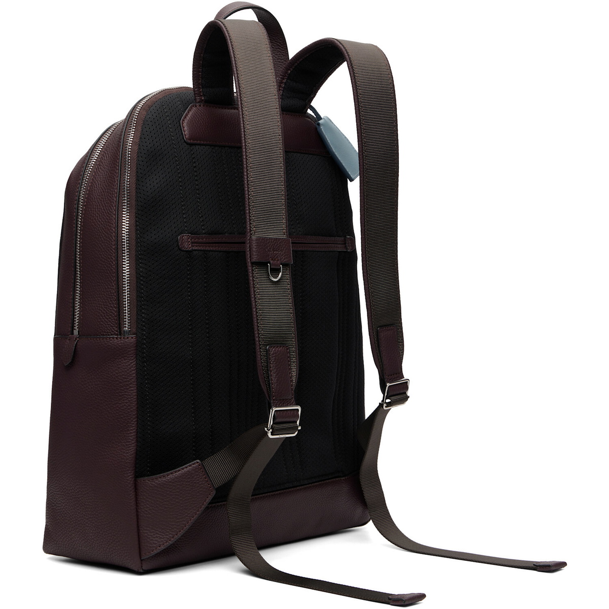 Paul Smith Burgundy Leather Backpack