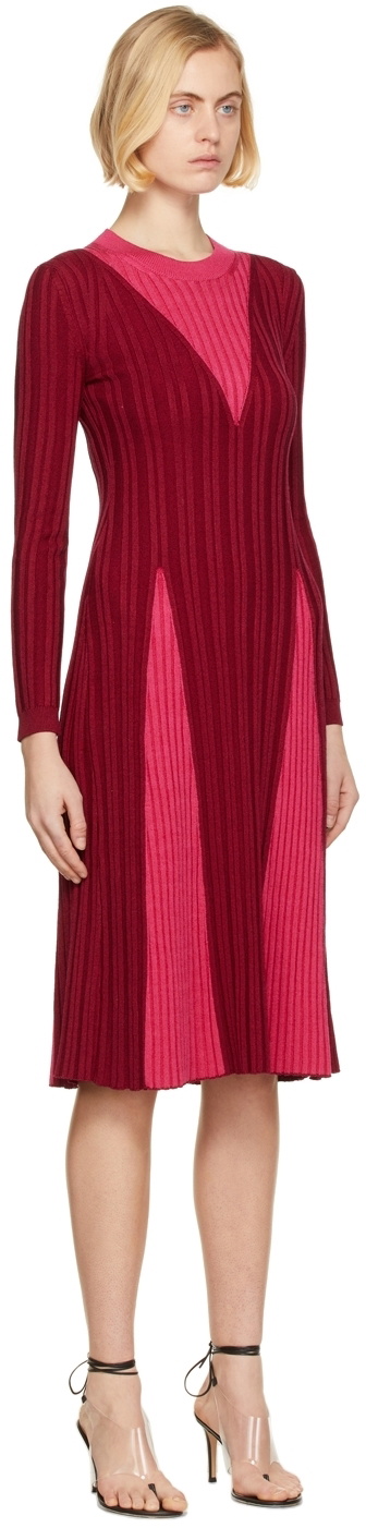 Partow Red Remy Mid-Length Dress
