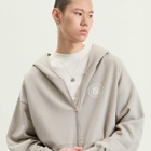 END. Leisure Zip Hoodie in Ash Grey