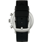 Shinola Silver and Off-White The Runwell Chrono 47mm Watch