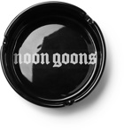 Noon Goons - Logo-Print Ceramic Ashtray - Men - Black