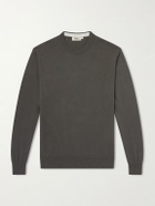 Altea - Cotton and Cashmere-Blend Sweater - Gray