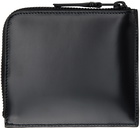 COMME des GARÇONS WALLETS Black Partial Zip Wallet