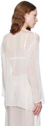 LESET White Celia Shirt