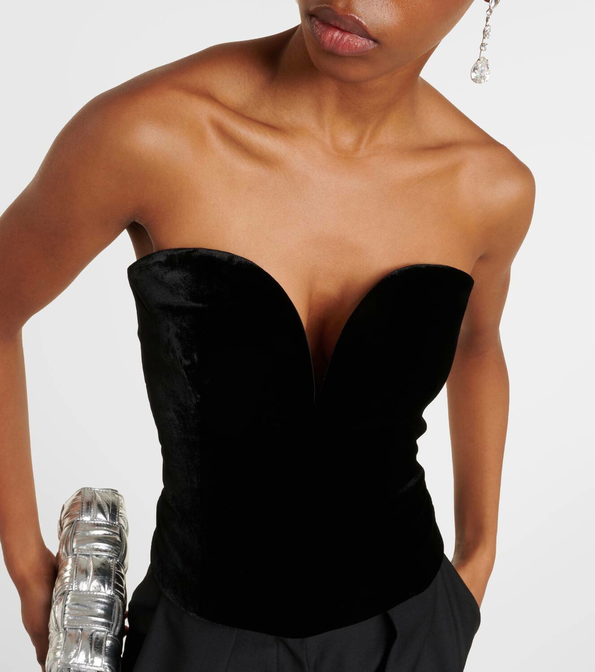 Roland Mouret Velvet bustier Roland Mouret