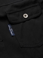 COMME DES GARÇONS HOMME - Garment-Dyed Wool-Gabardine Jacket - Black