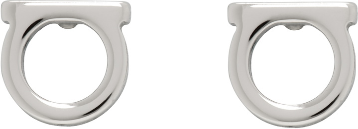 Photo: Ferragamo Silver Gancini Earrings