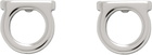 Ferragamo Silver Gancini Earrings