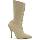 YEEZY Tan Knit Sock Boots