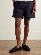 Christian Louboutin - Nanou Logo-Appliquéd Canvas Espadrilles - Black
