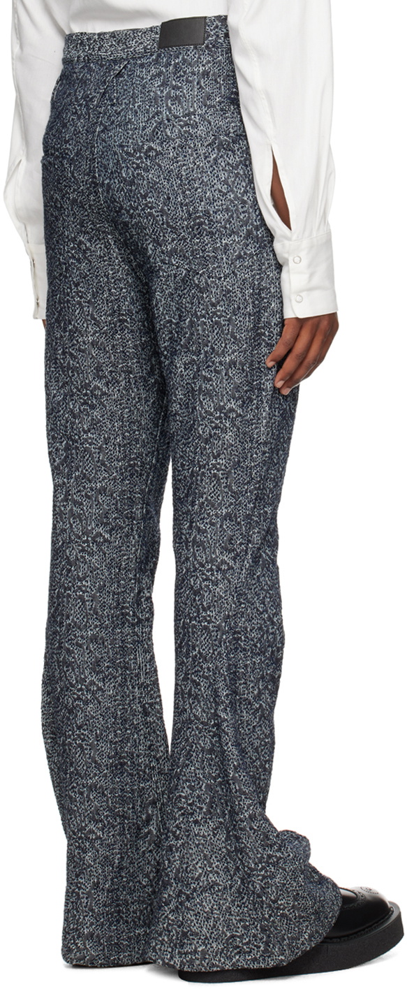 KOZABURO Navy Flared Jeans