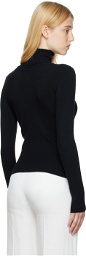 BEVZA Black Turtleneck Sweater