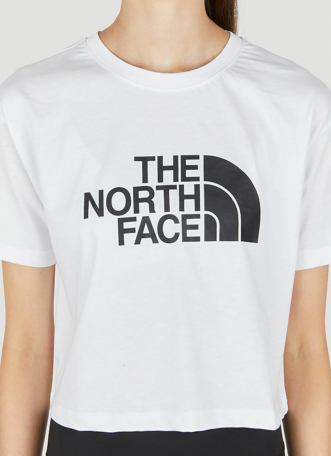 The North Face Logo Print Cropped T-Shirt