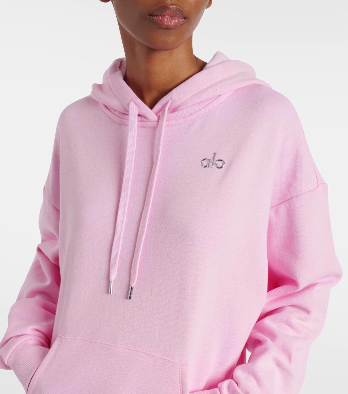 Alo Yoga Accolade cotton-blend hoodie Alo Yoga