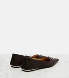 Gucci Vittoria GG canvas ballet flats