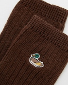 Edmmond Studios DUCK SOCKS Brown Men