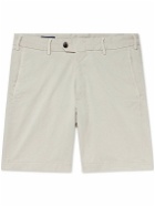 Peter Millar - Concorde Garment-Dyed Stretch-Cotton Twill Shorts - Gray